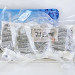 (냉동진공) 모싯잎 송편 - 검정깨(약700g, 16개)